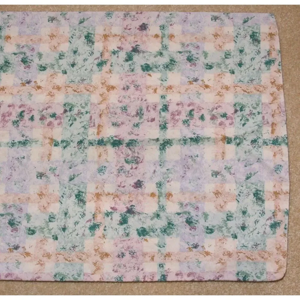 Cannon Mills Pillowcase Beige Multicolor Abstract Standard Size Cotton Blend
